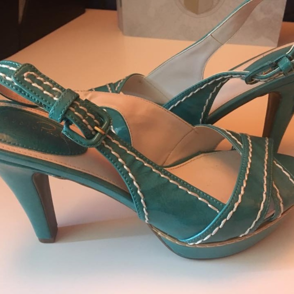 Studio Paolo Turquoise Heel's